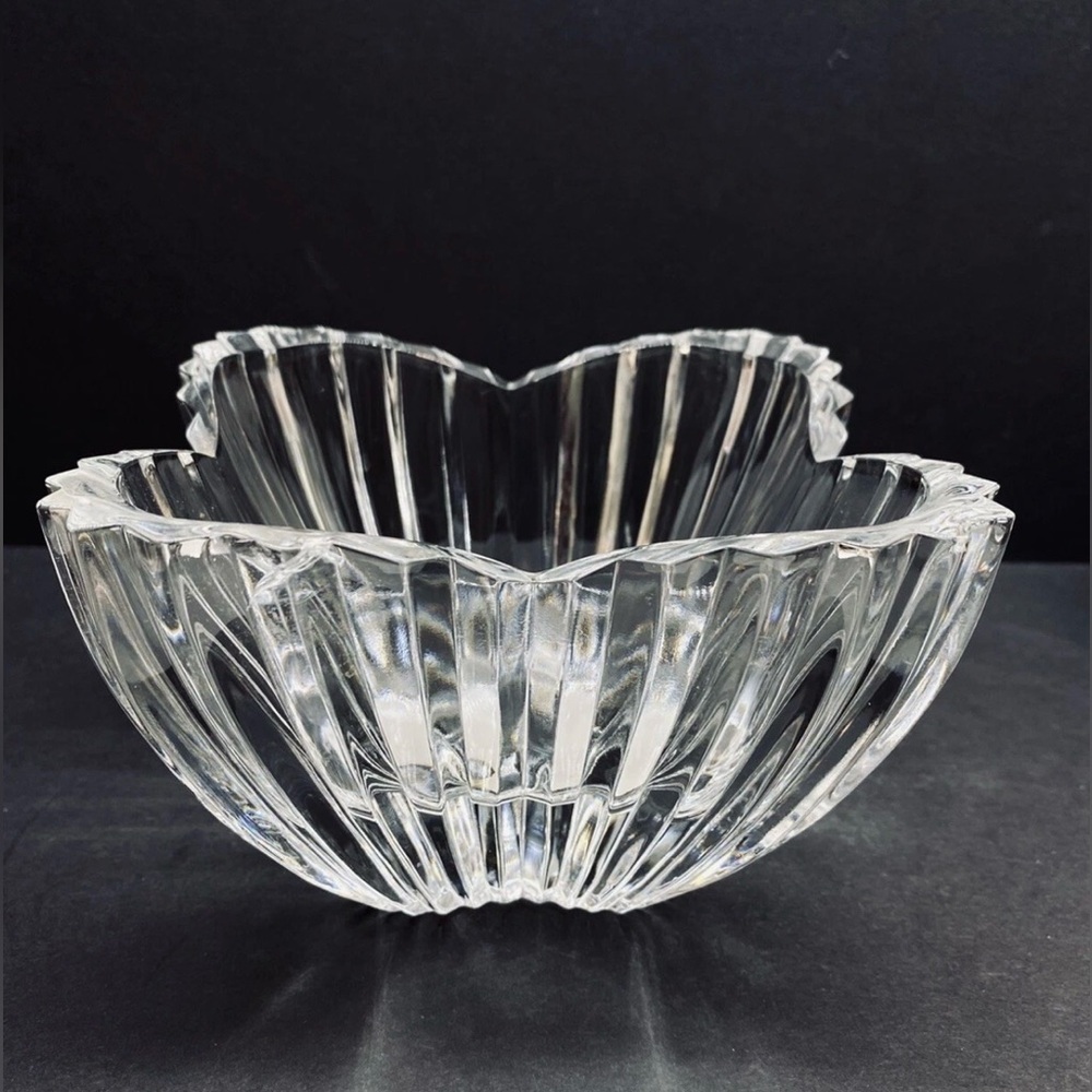 Vintage Crystal Glassware Mikasa Lydia Tulip Dish Elegant Home Decor Clear Glass - Picture 6 of 12